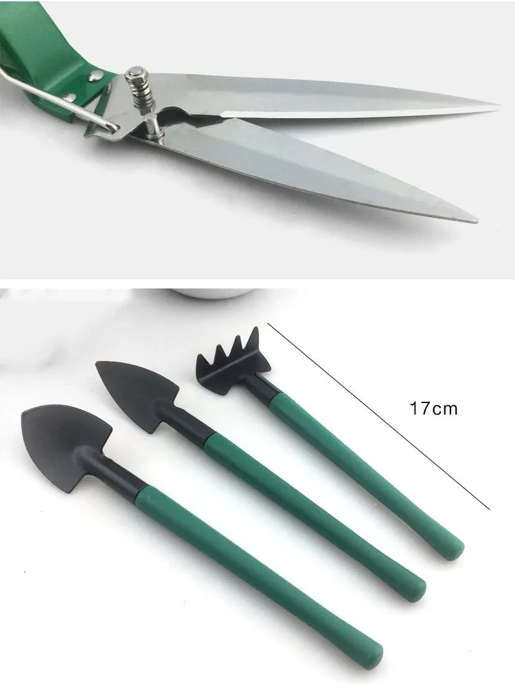 10Pcs Gardening Planting Accessories Tool Kit With Case Fh-18