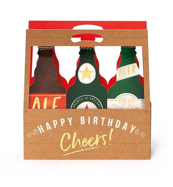 3D bottles card