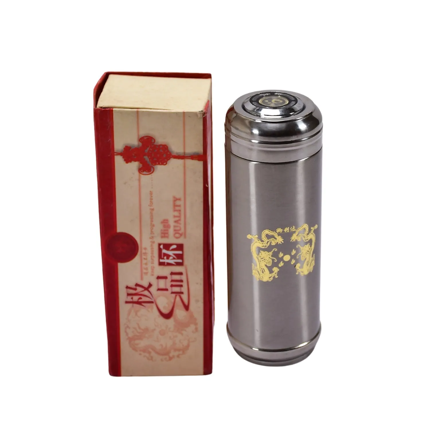 6752 Vacuum Insulated Stainless Steel Flask, Water Beverage Travel Bottle, 380ml