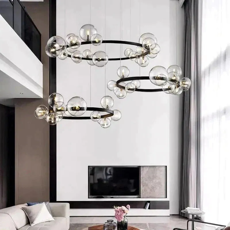 Aisha -  LED glass chandelier