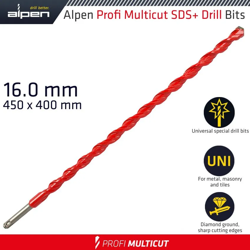 ALPEN PROFI MULTICUT SDS  SHANK PLW 16 x 450 ALP579016