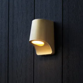 Amos Poseidon Outdoor Wall Light Brushed Gold