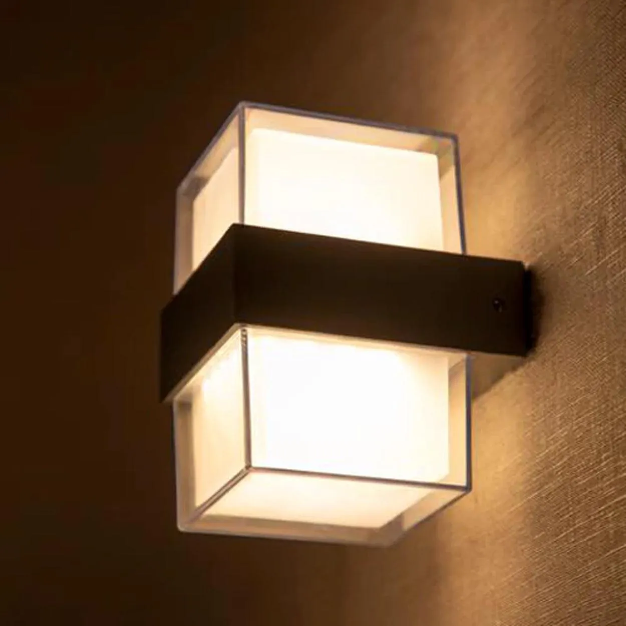 ANKUR SABLE UP/DOWN INDOOR/OUTDOOR ACRYLIC WALL LIGHT