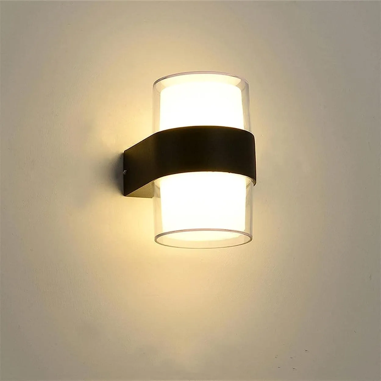 ANKUR SABLE UP/DOWN INDOOR/OUTDOOR ACRYLIC WALL LIGHT