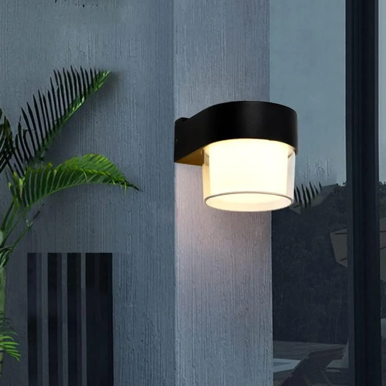 ANKUR SABLE UP/DOWN INDOOR/OUTDOOR ACRYLIC WALL LIGHT