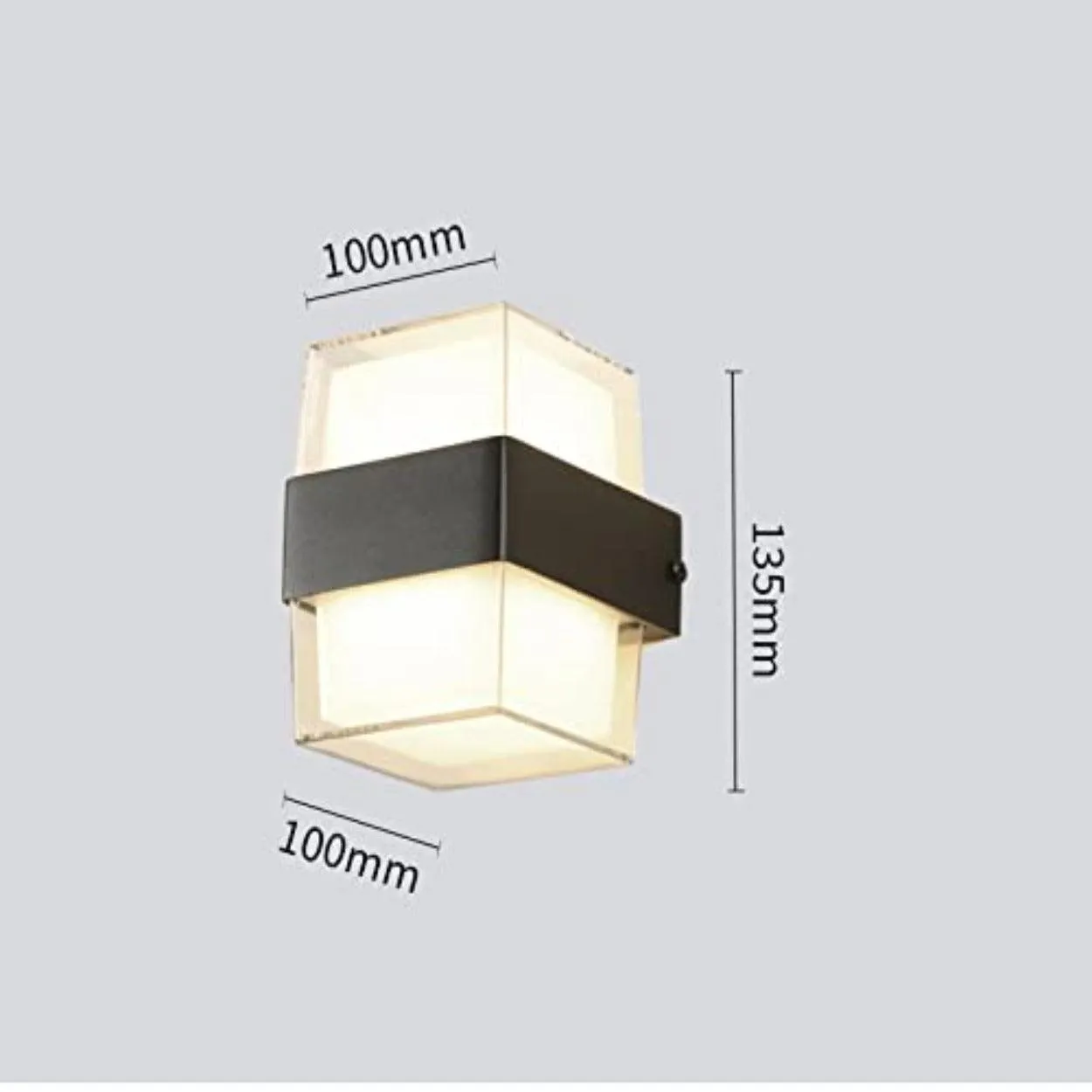 ANKUR SABLE UP/DOWN INDOOR/OUTDOOR ACRYLIC WALL LIGHT