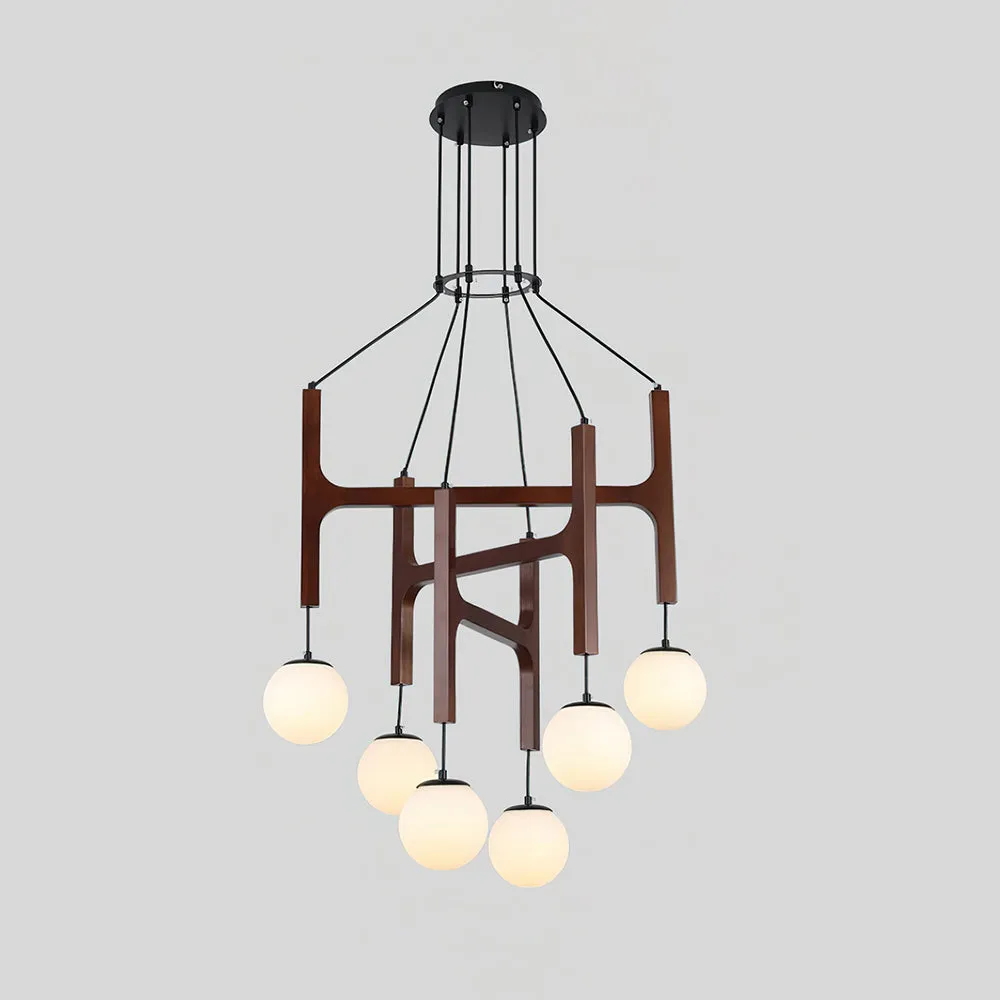 Astra Wood Chandelier