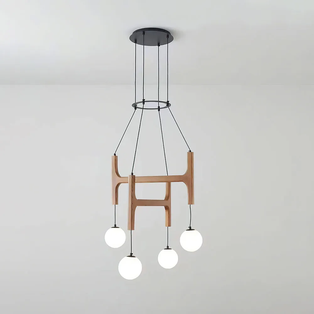 Astra Wood Chandelier