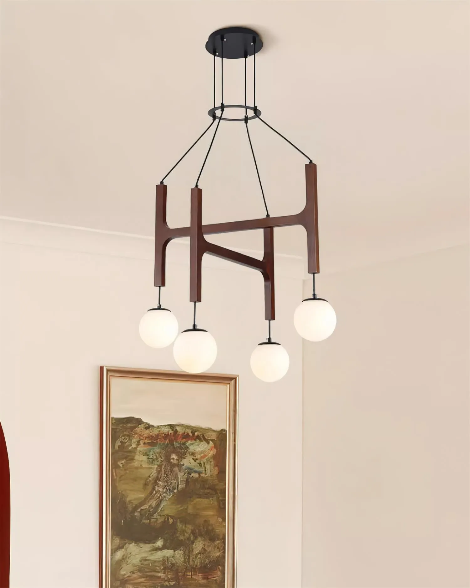 Astra Wood Chandelier