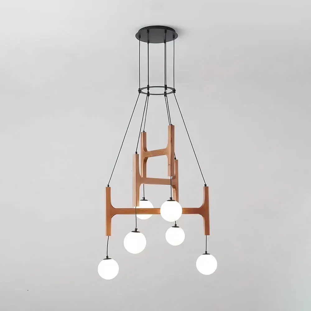 Astra Wood Chandelier