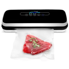 Automatic Food Vacuum Sealer - Electric Air Sealing Preserver System (Black)