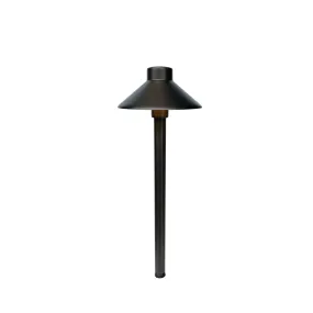 Auvent  Solid Cast Brass Mini Pathway Light Natural Bronze