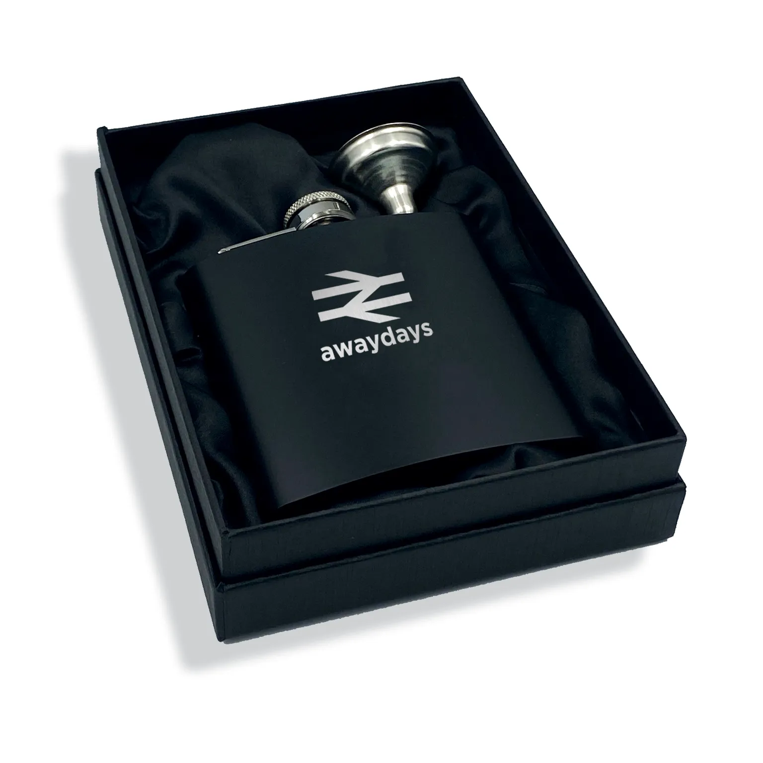 Awaydays Engraved Hip Flask Gift Set