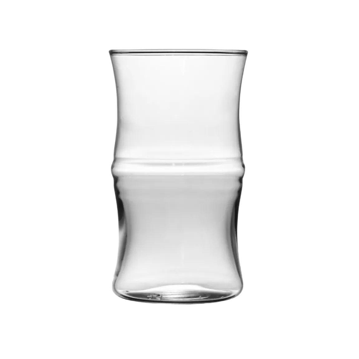 Bamboo-shaped Glass Cup