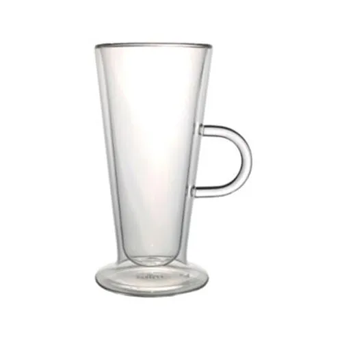 Barista Borosilicate Double Wall Tall Café Latte Mug 320ml 2pc 11404