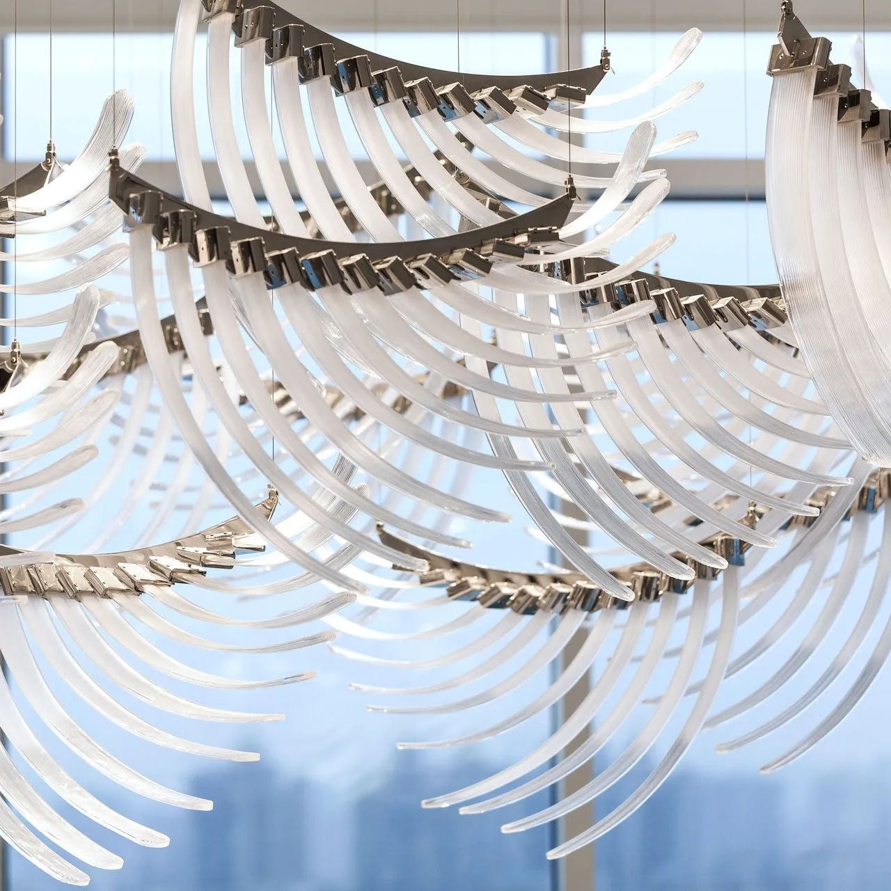 Bird Feather Wings Chandelier