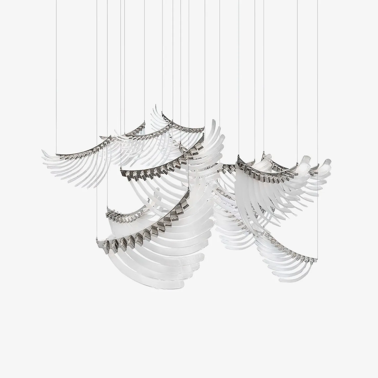 Bird Feather Wings Chandelier