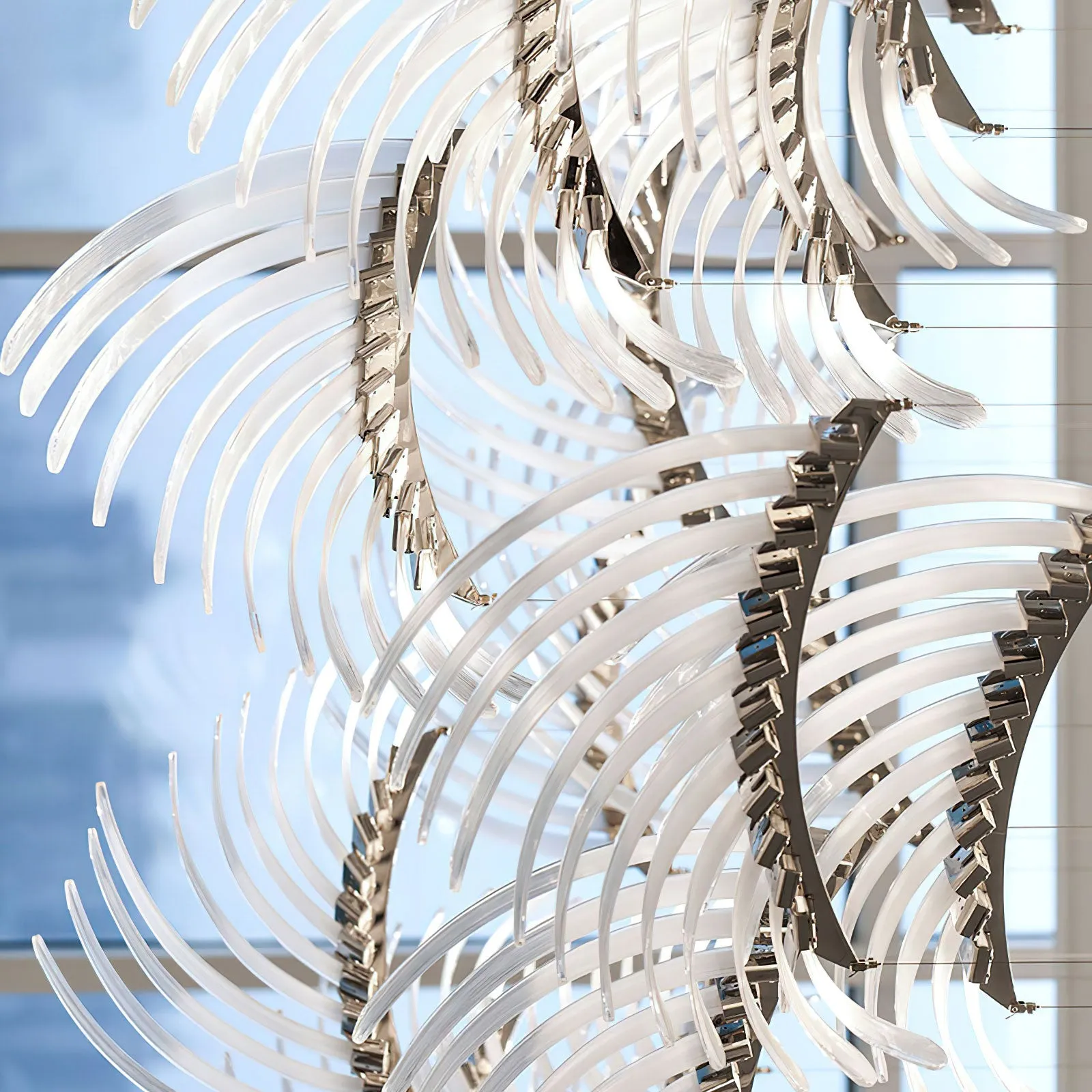 Bird Feather Wings Chandelier