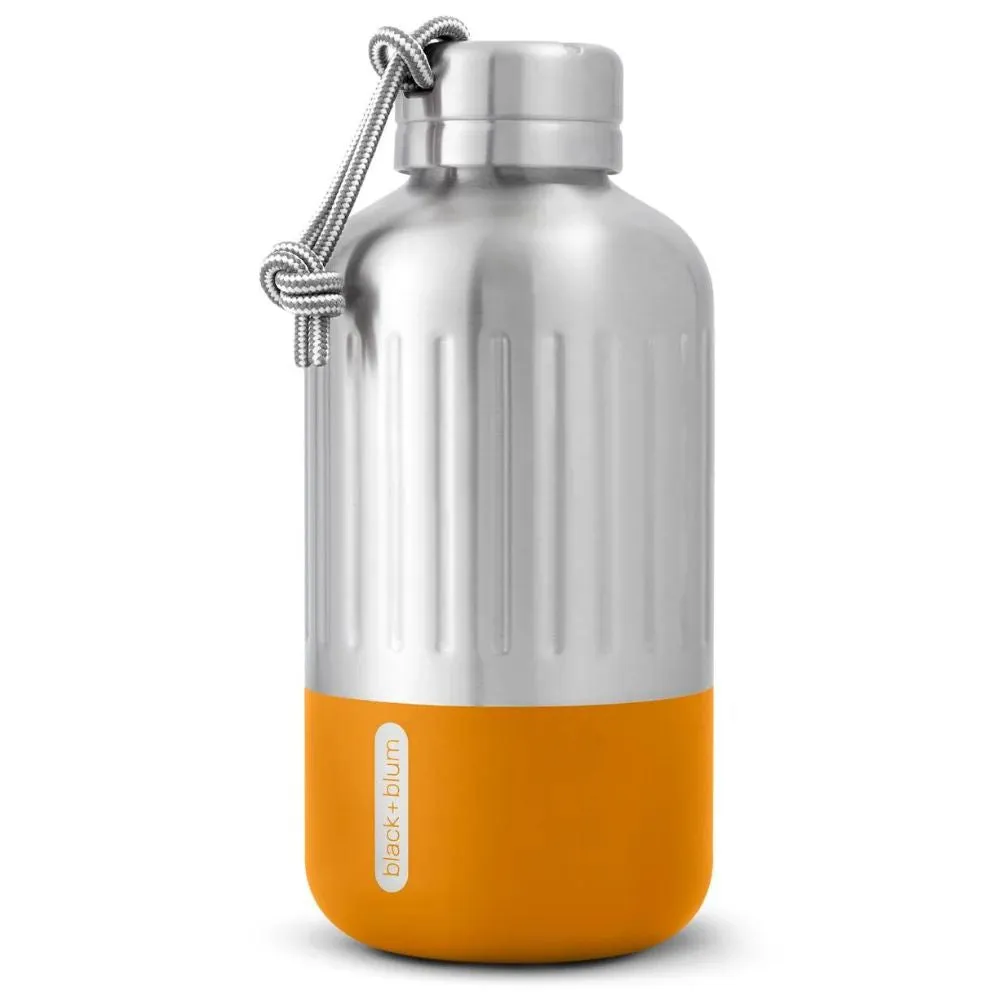 Black   Blum Stainless Steel Insulated Explorer Water Bottle 650ml