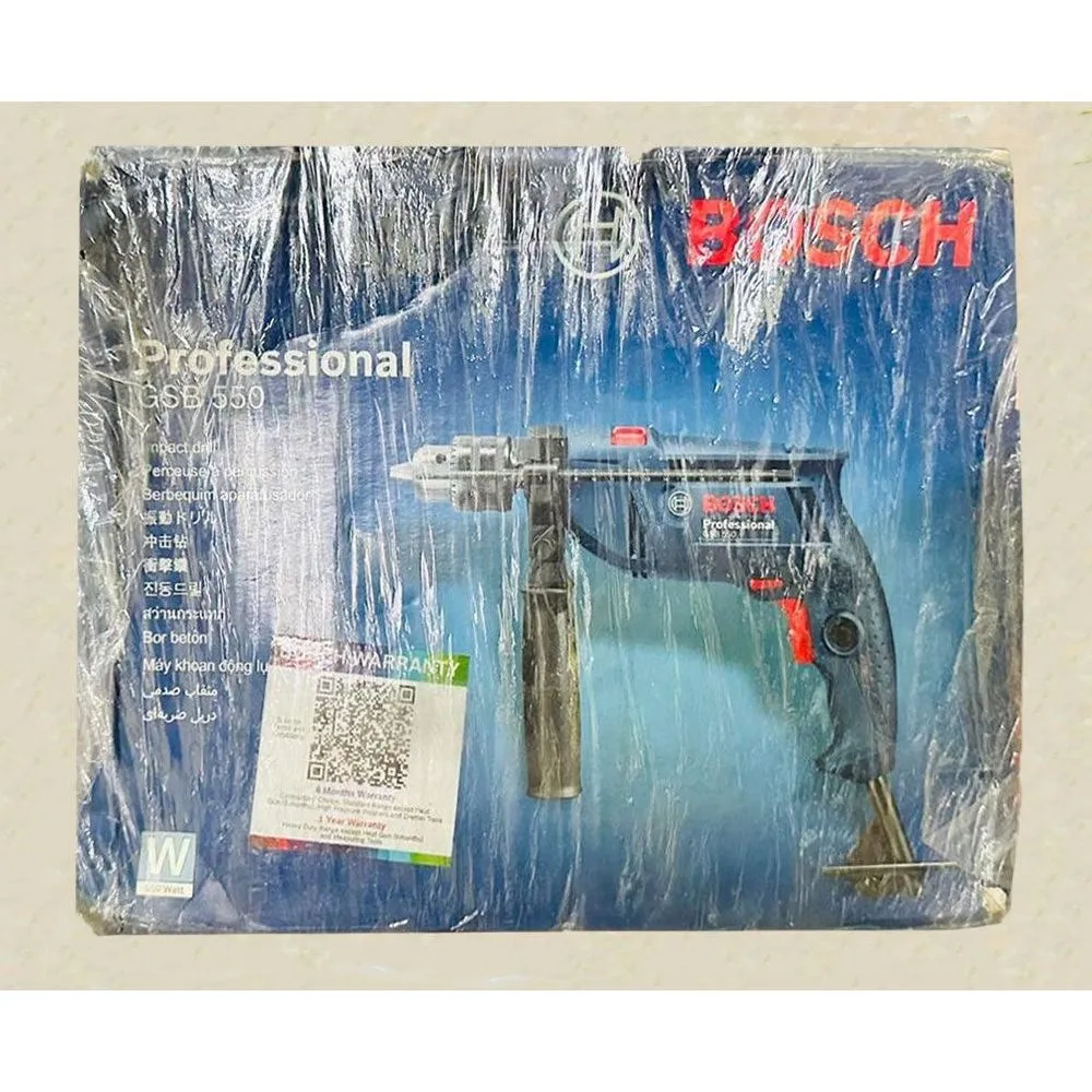 Bosch GSB 550 Impact Hammer Drill 13mm (1/2") 550W [Contractor's Choice] (No Box)