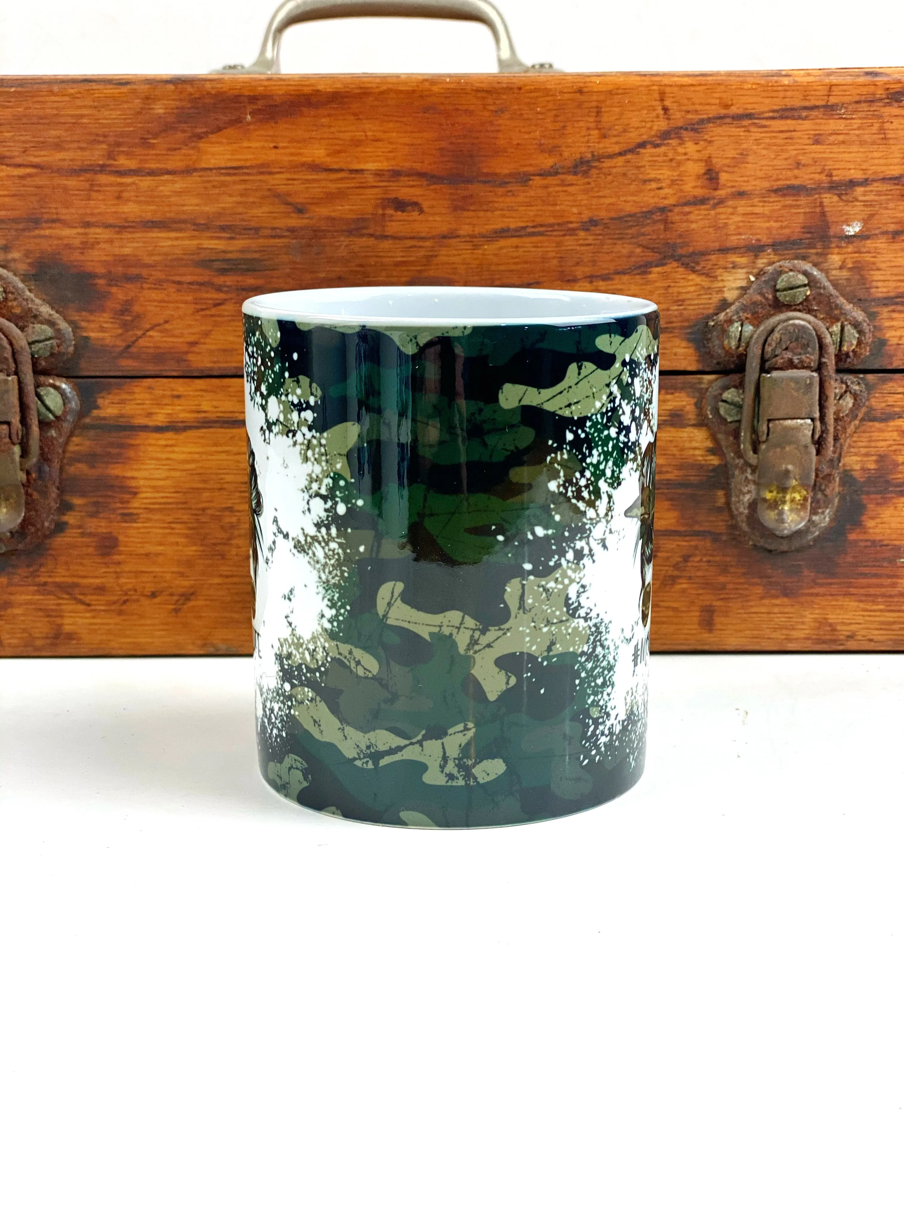 Camo Military Mom Life Ceramic Mug Sublimation Coffee Cup #momlife Army Navy Marine