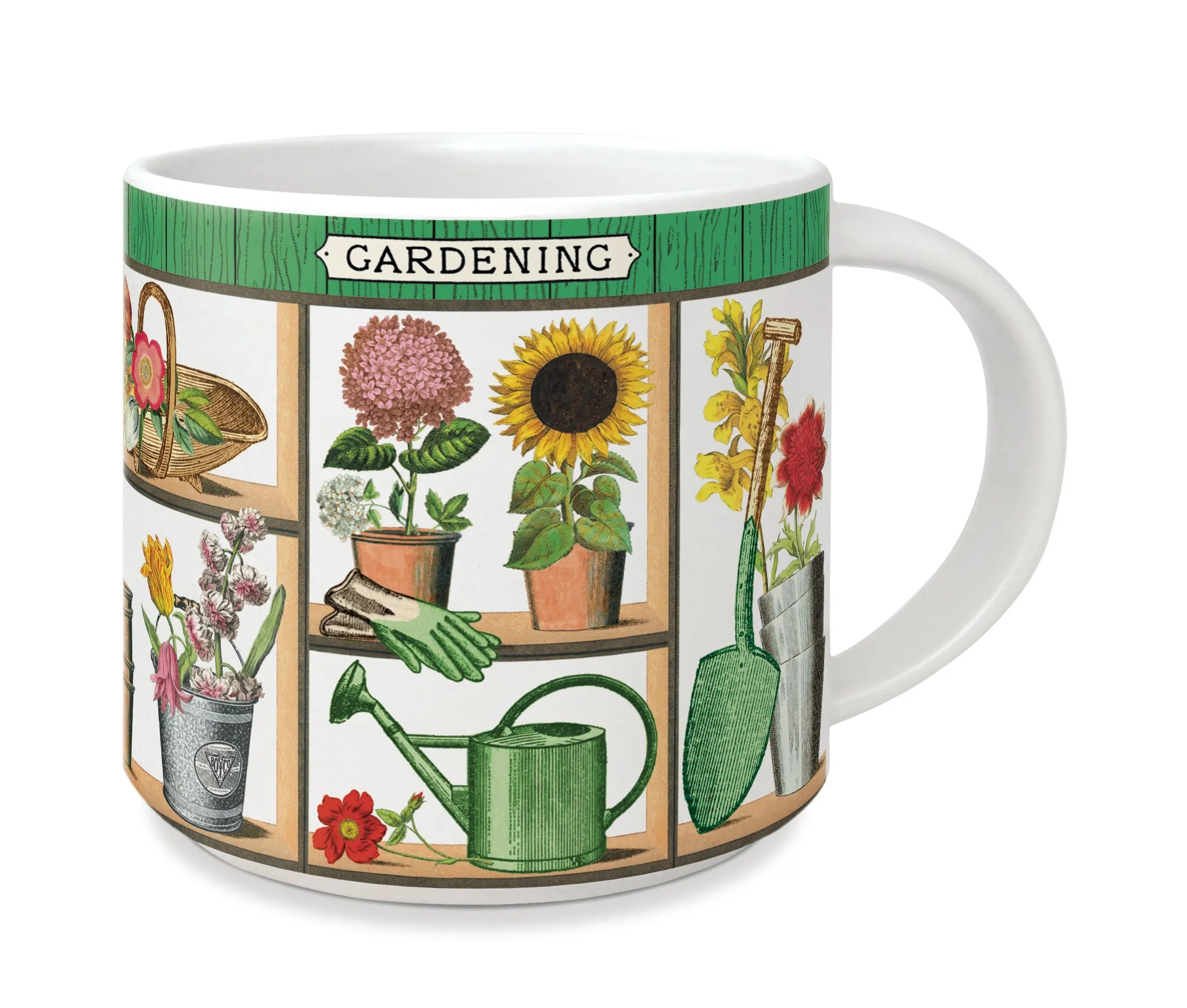 Cavallini & Co. Gardening Ceramic Mug