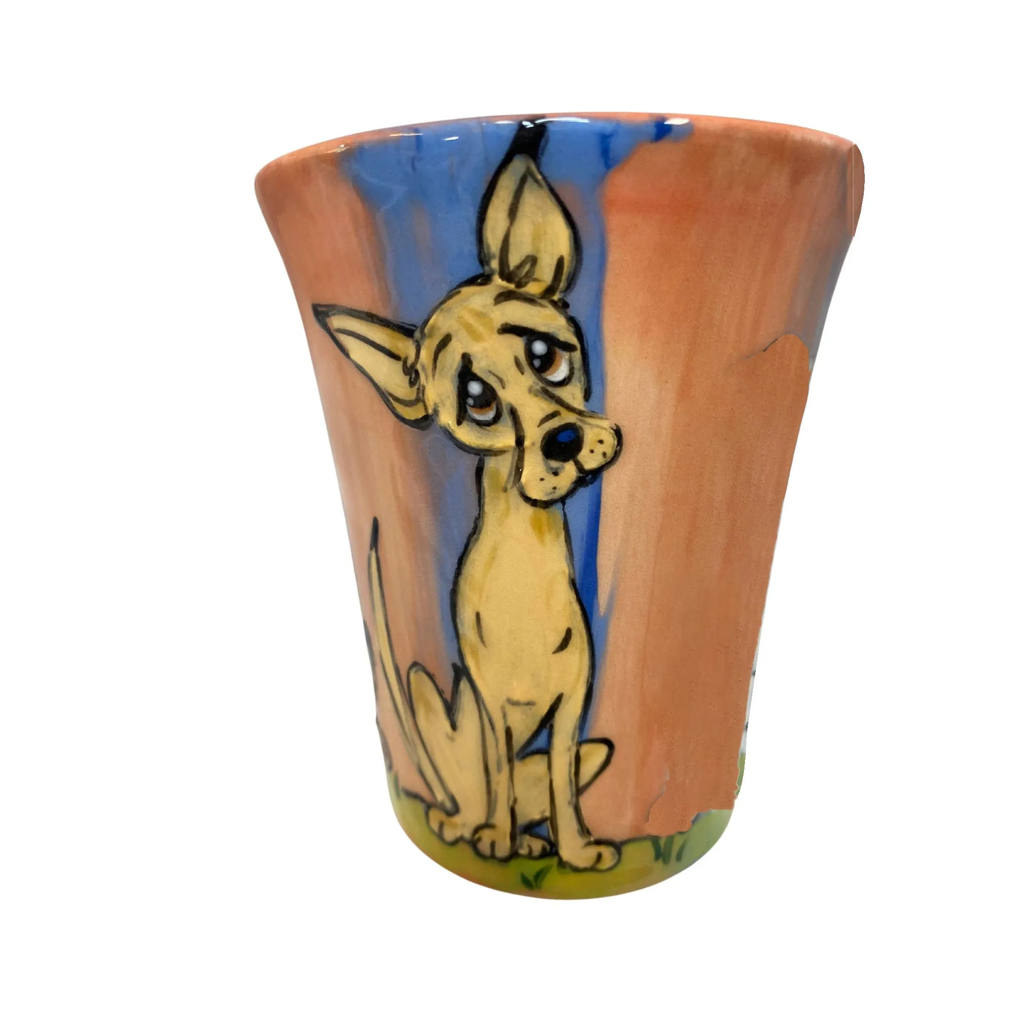 Chihuahua Charm Espresso Mug - Whimsical Canine Art Cup