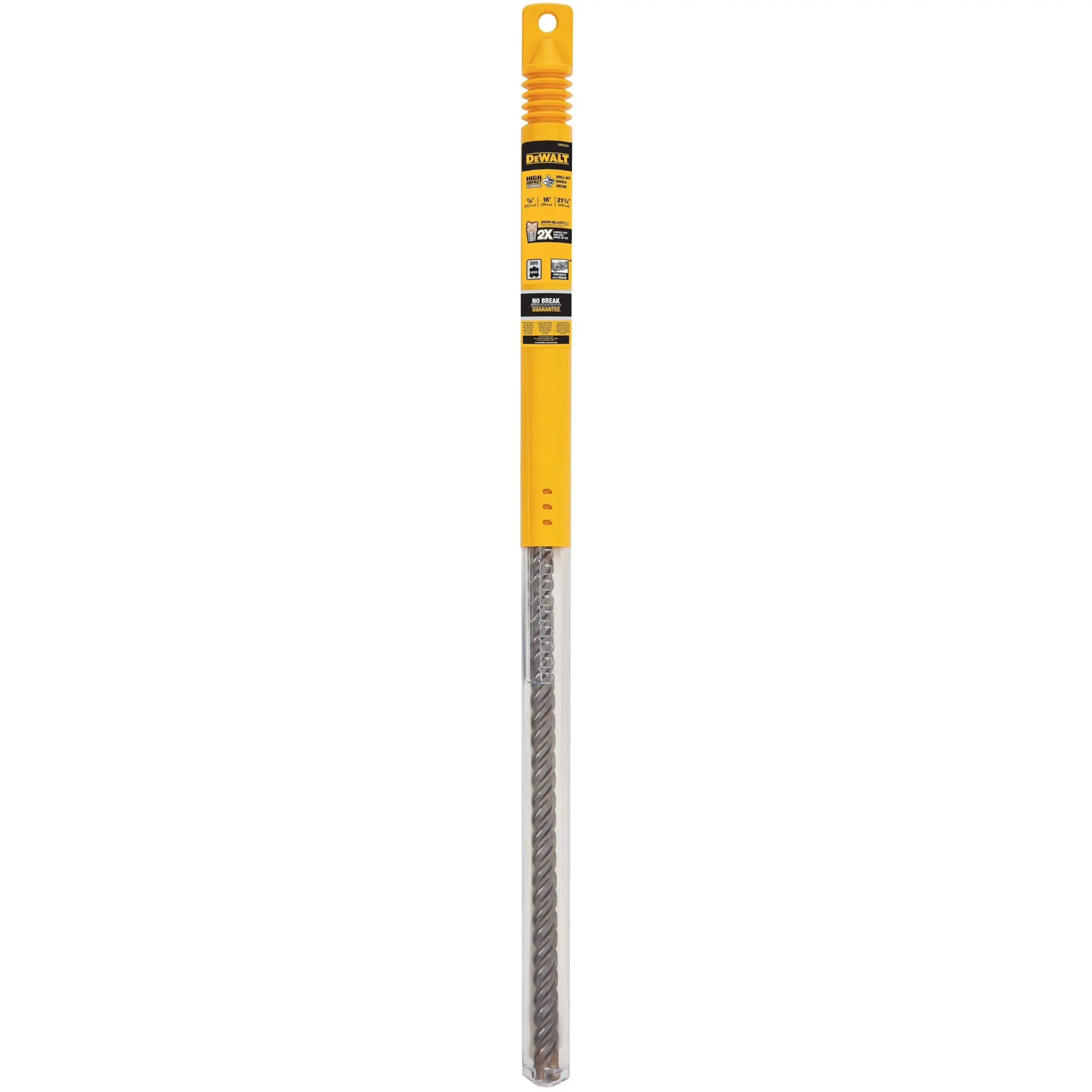 DeWalt ELITE SERIES 1-3/8" x 18" x 22-1/2" 4-Cutter SDS MAX Rotary Hammer Drill Bit