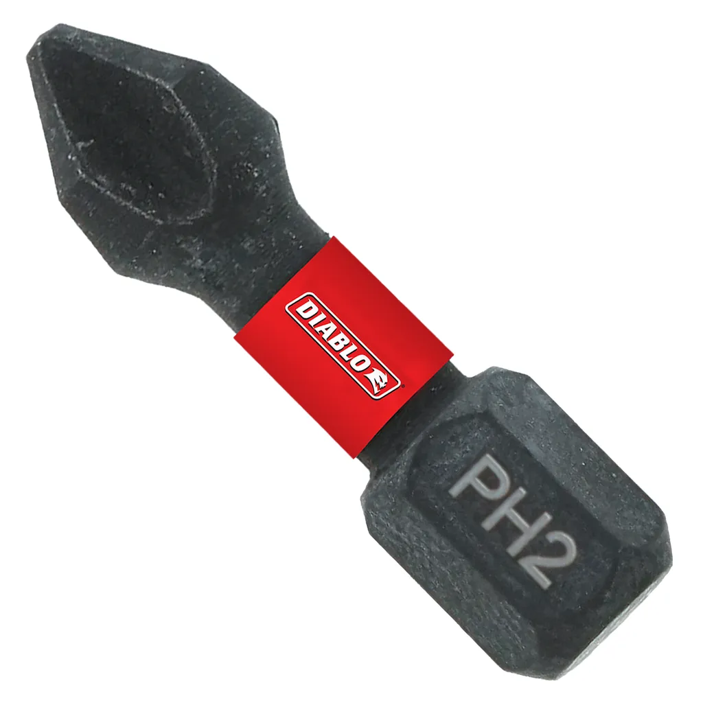 Diablo 1" #2 Phillips Drive Bit - 2/Pack