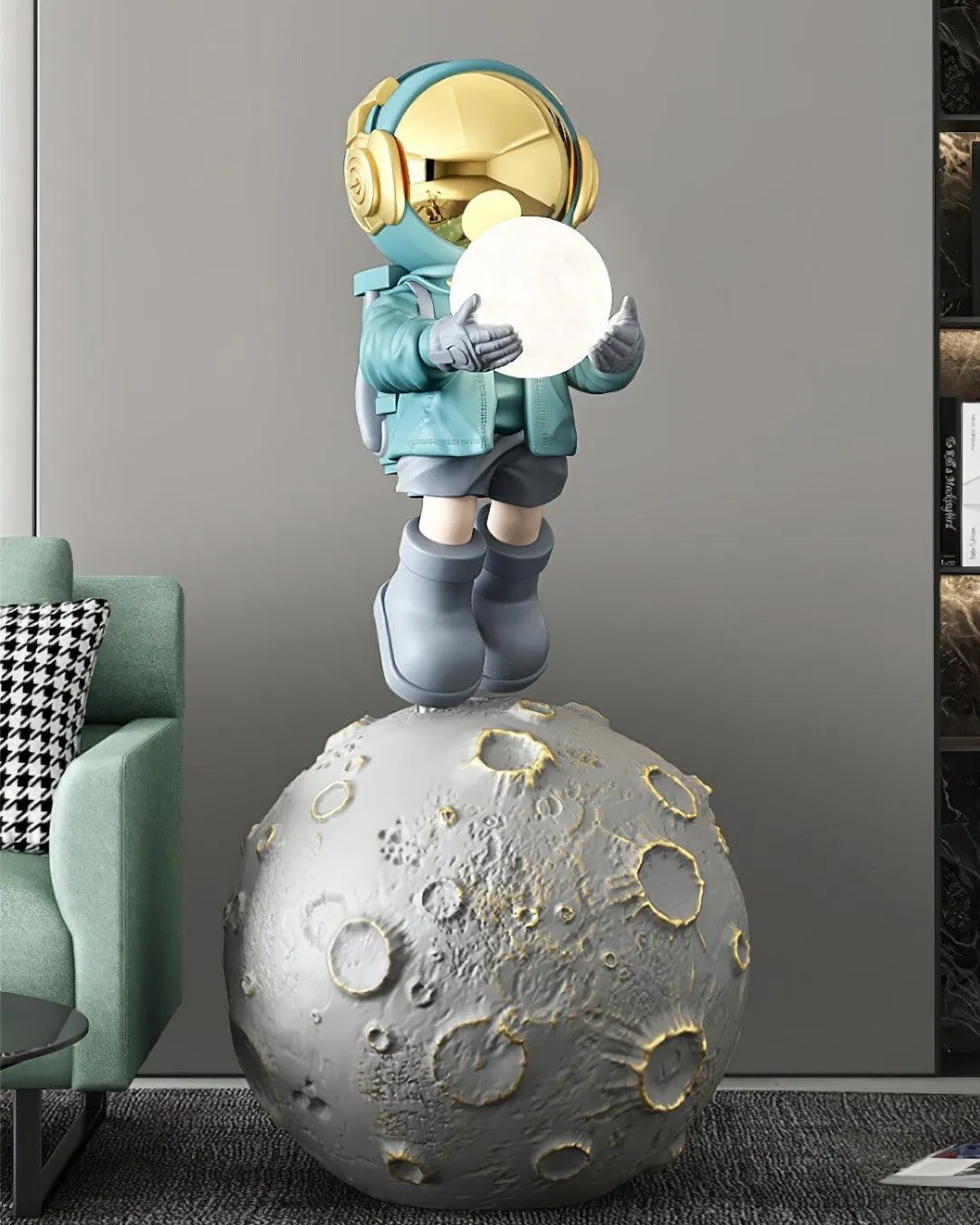 Diver Astronaut Built-in Battery Floor Lamp