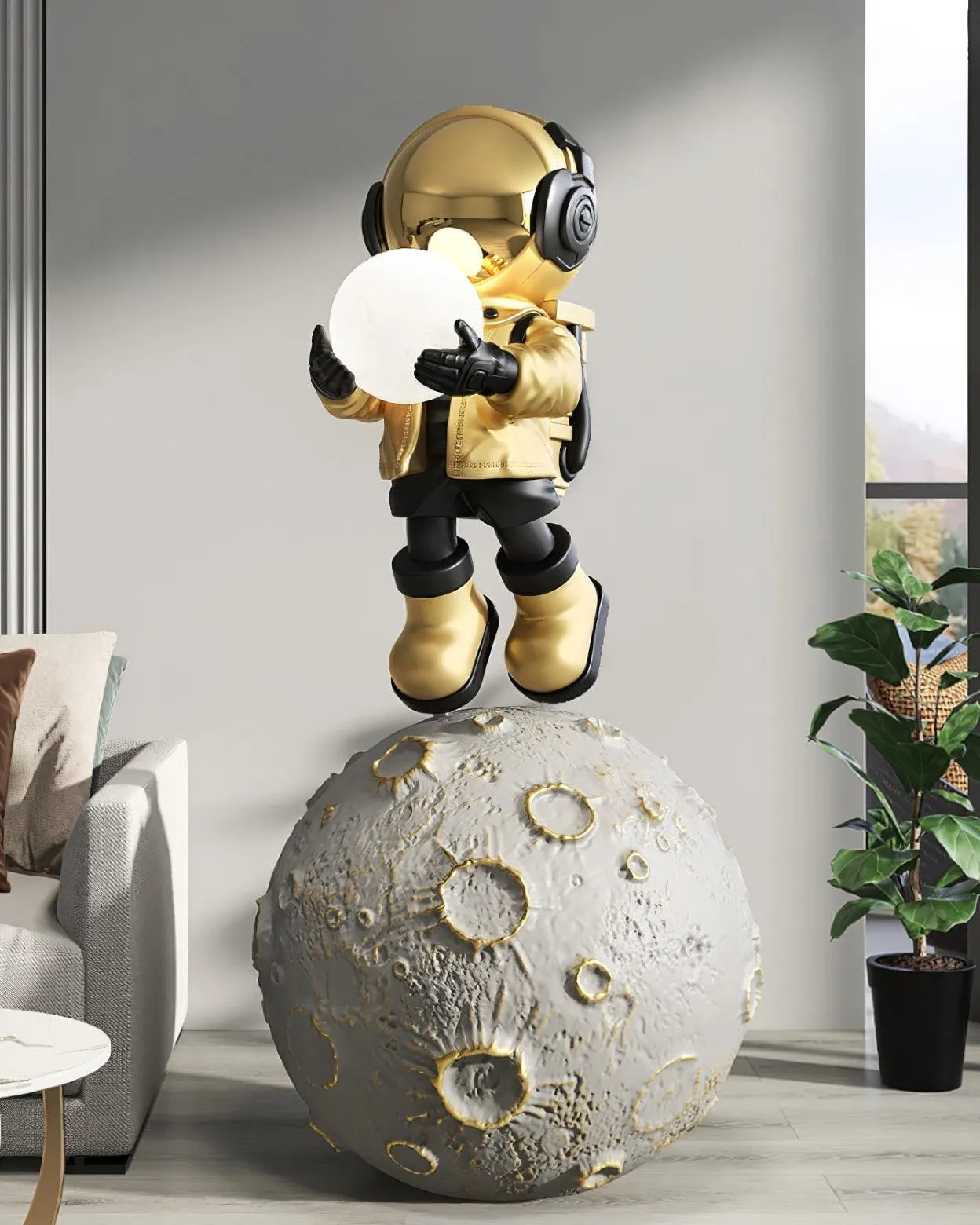 Diver Astronaut Built-in Battery Floor Lamp