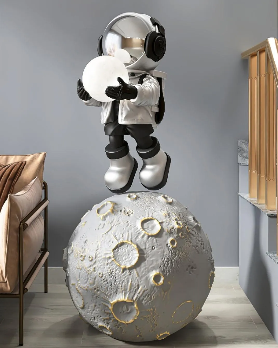 Diver Astronaut Built-in Battery Floor Lamp