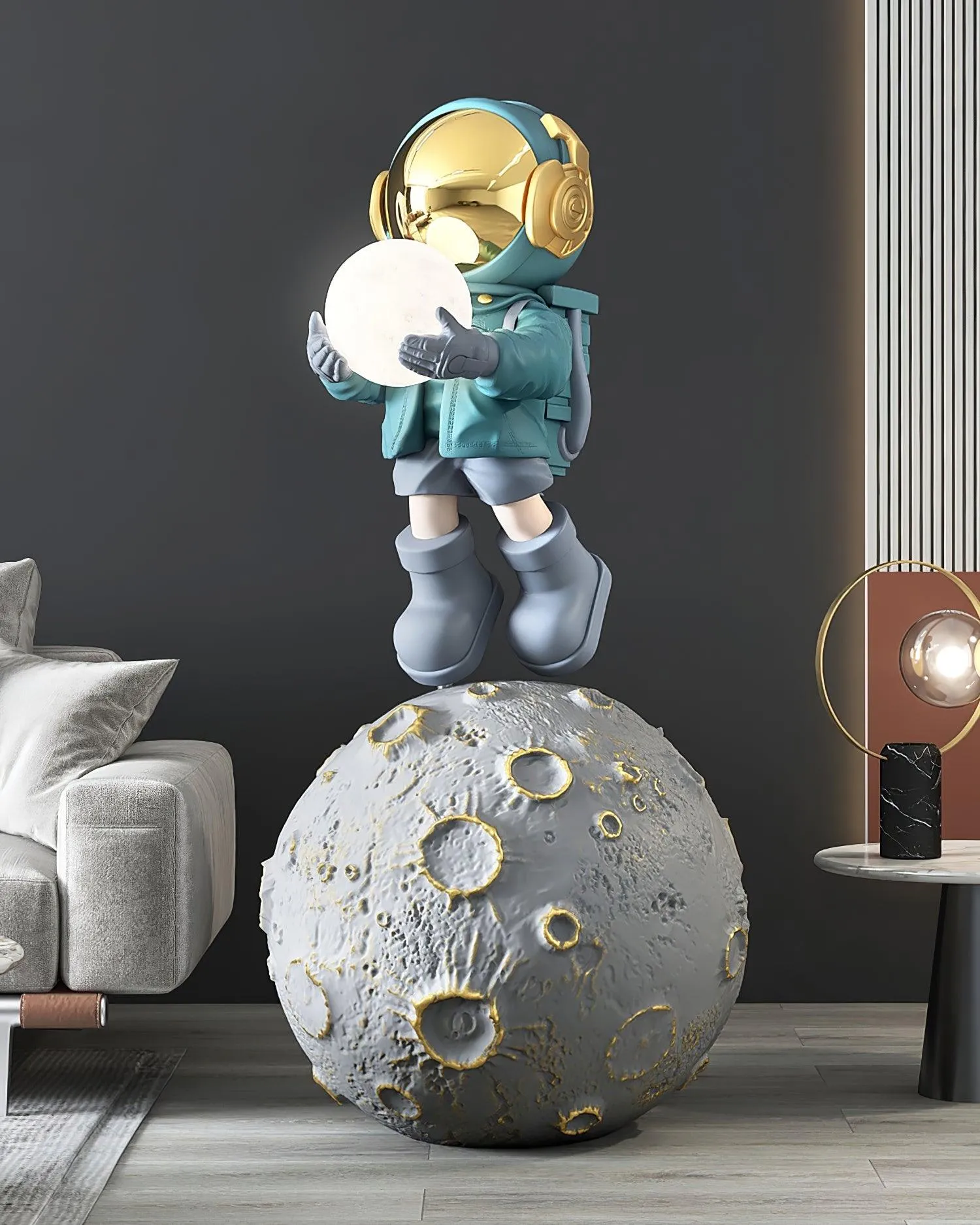 Diver Astronaut Built-in Battery Floor Lamp