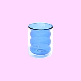 Double Wall Groovy Cup - Blue