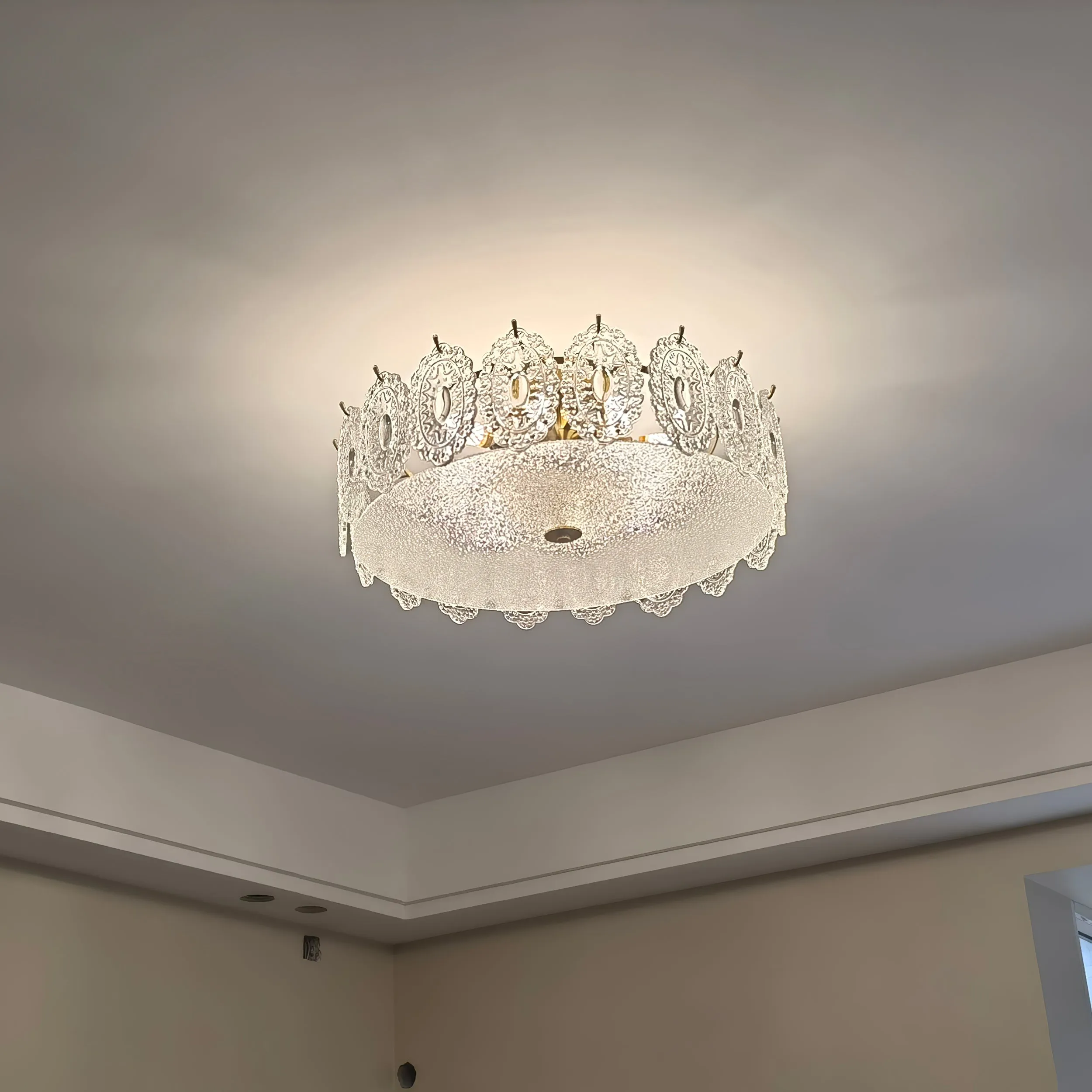 Drum Crystal Chandelier