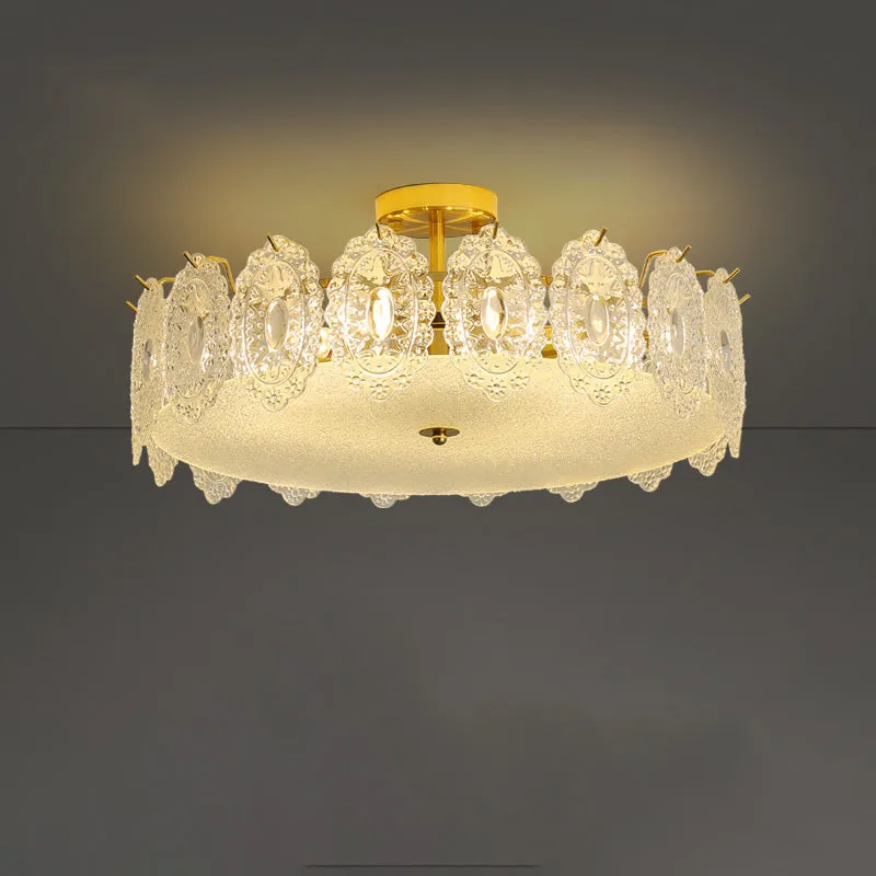 Drum Crystal Chandelier