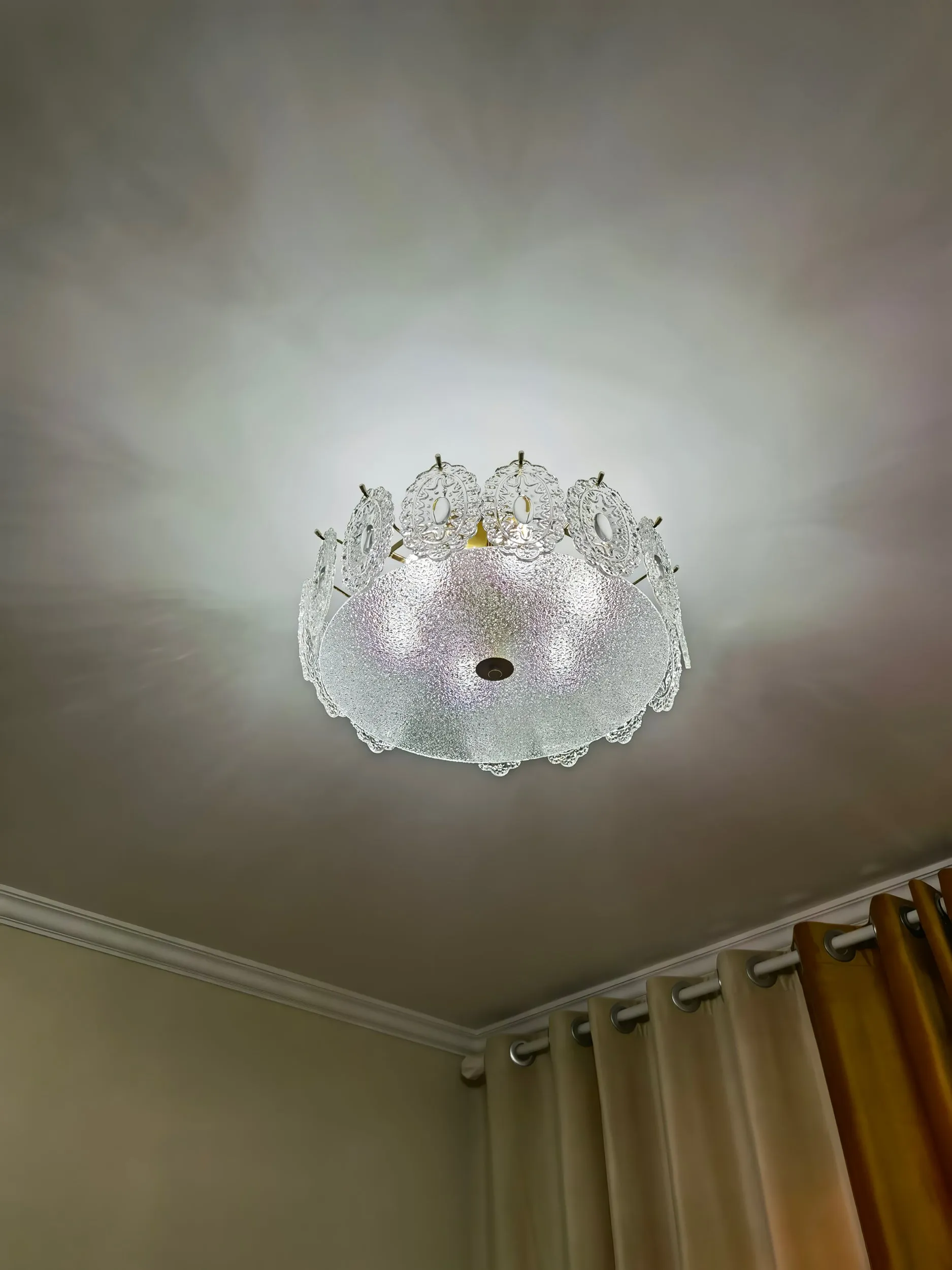 Drum Crystal Chandelier