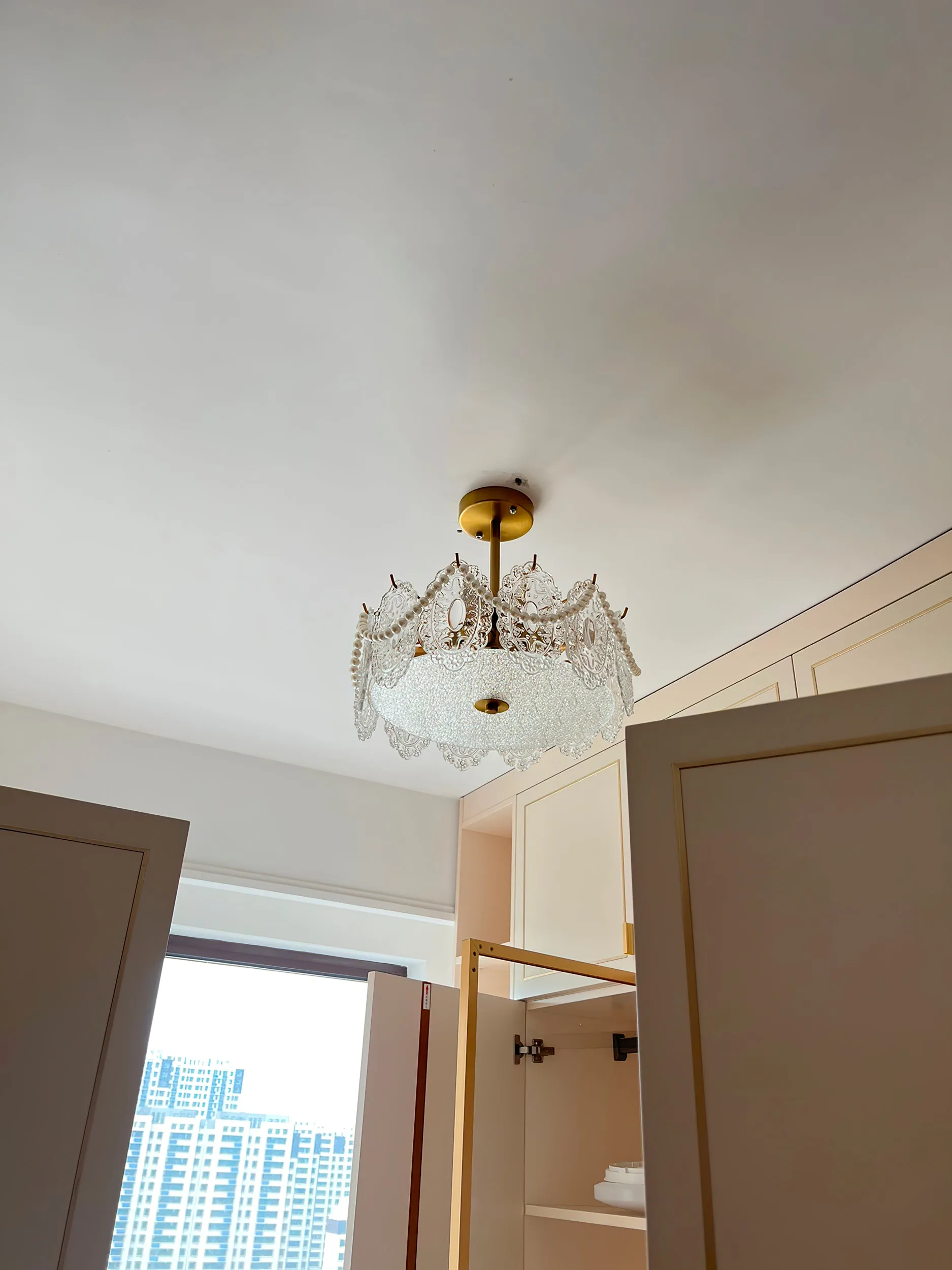 Drum Crystal Chandelier