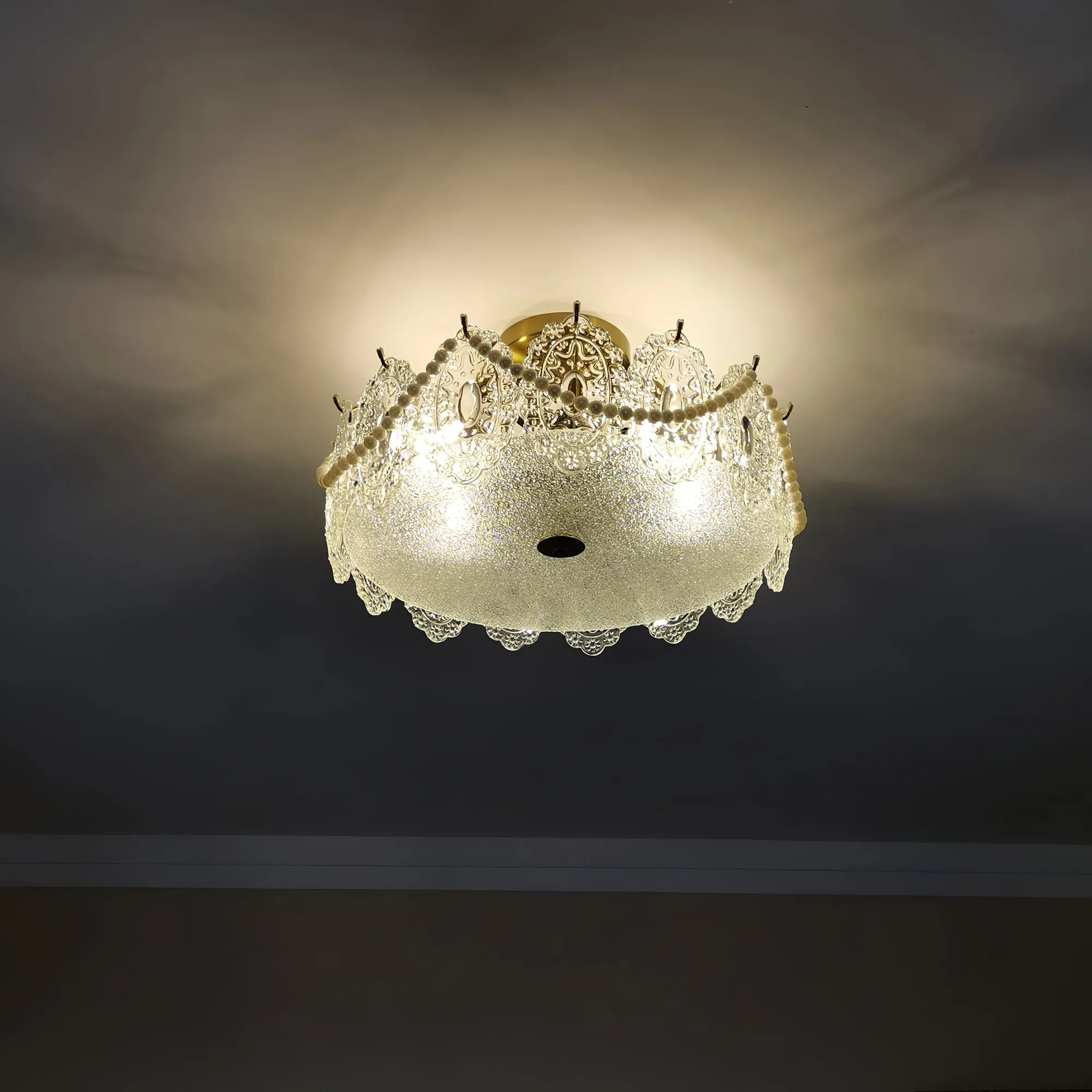 Drum Crystal Chandelier