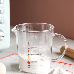 Fashion Glass Measuring Cup With Scale