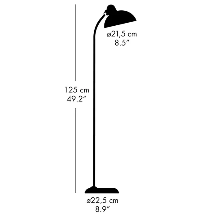 Fritz Hansen Kaiser Idell™ Floor Lamp