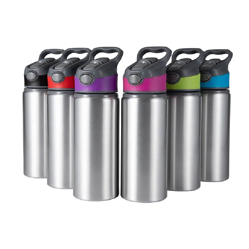 FULL CARTON - 50 x EXPLORER Water Bottles - 650ml - SILVER/ BLACK