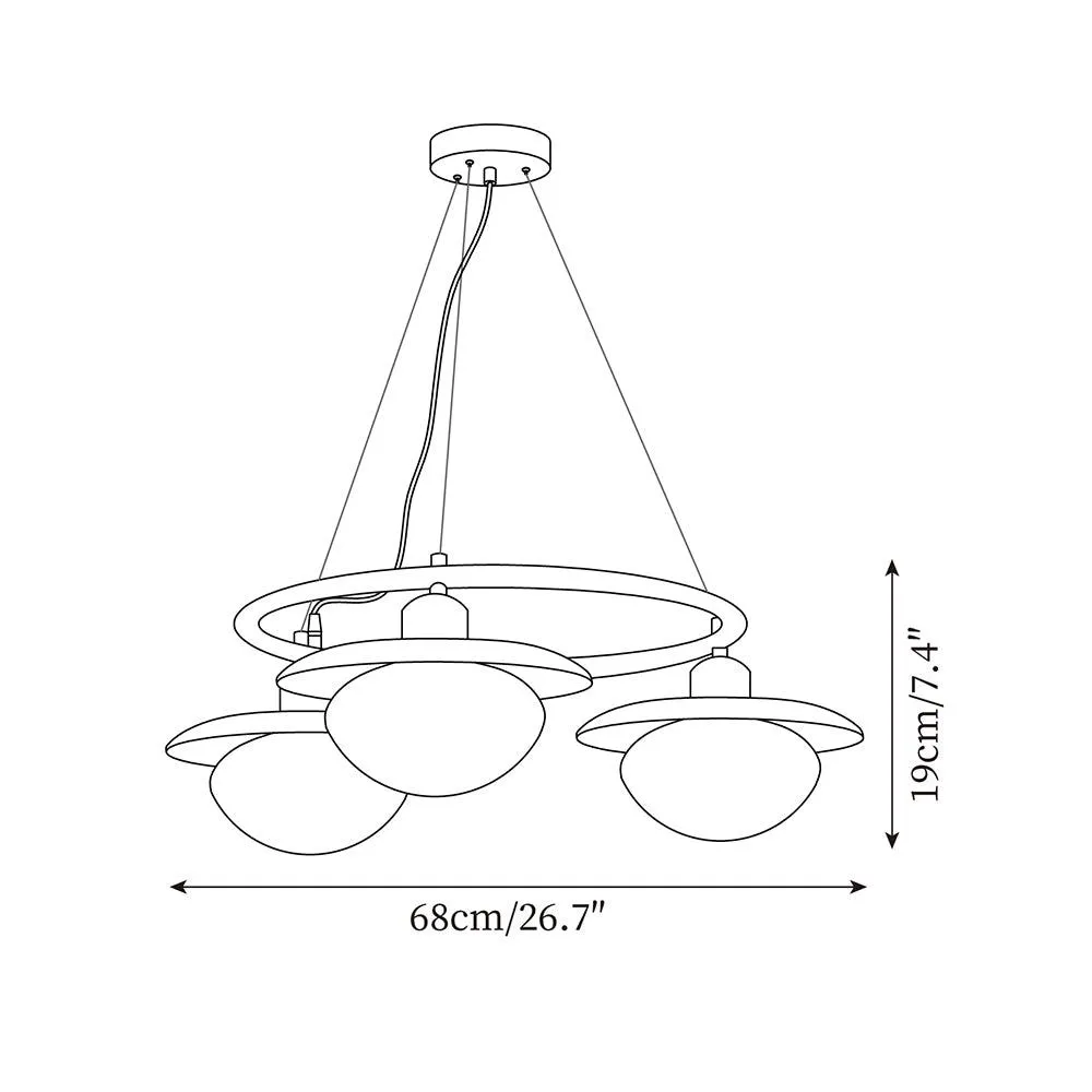 Gama Round Chandelier