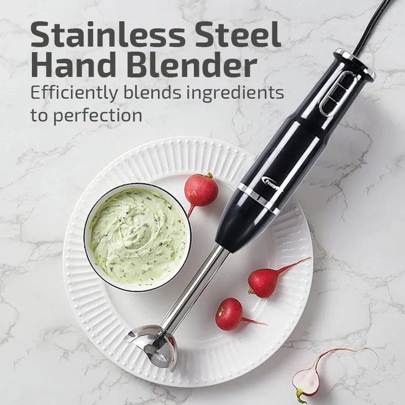 Hand Blender Food Preparation with Stainless Steel Blade 600W (PPBL191)