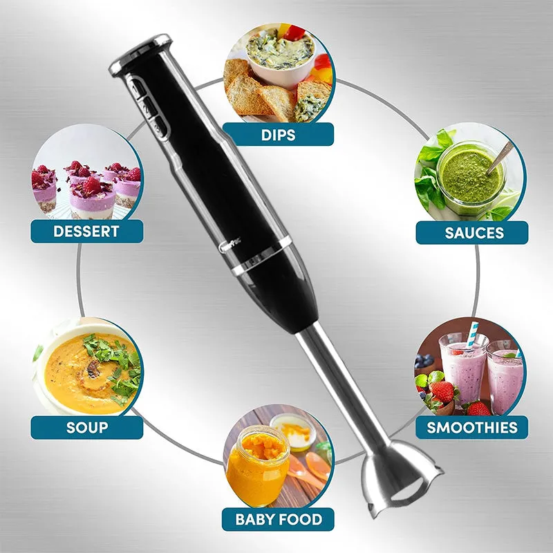 Hand Blender Food Preparation with Stainless Steel Blade 600W (PPBL191)