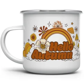 Hello Autumn Camp Mug