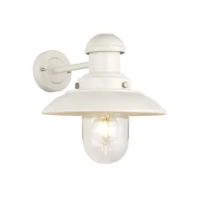 Hereford White Outdoor Wall Light Small