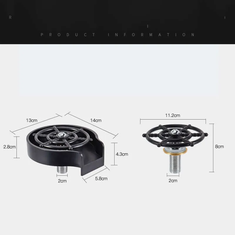 High-Pressure Cup Washer - Bar Counter Essential