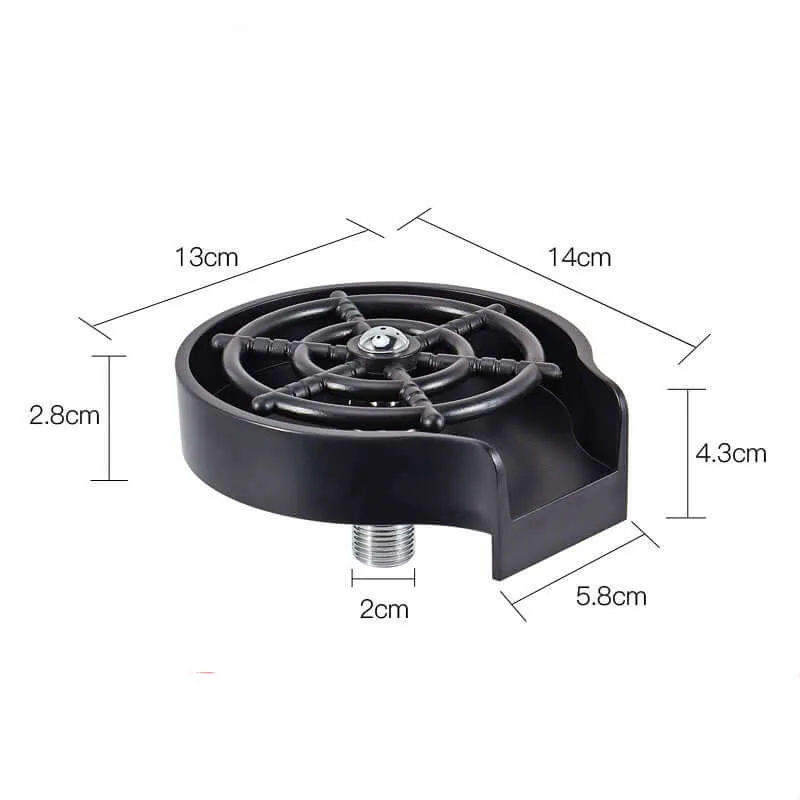 High-Pressure Cup Washer - Bar Counter Essential