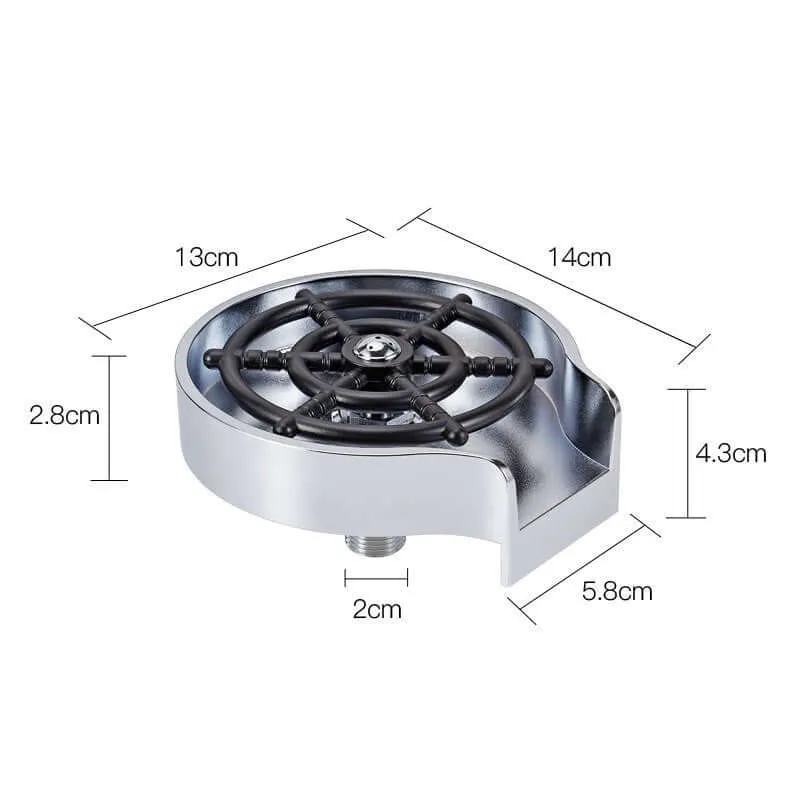 High-Pressure Cup Washer - Bar Counter Essential